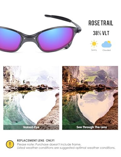 Image of BLAZERBUCK Anti-salt Polarized Replacement Lenses & Sock Kit for Oakley Juliet Sunglass