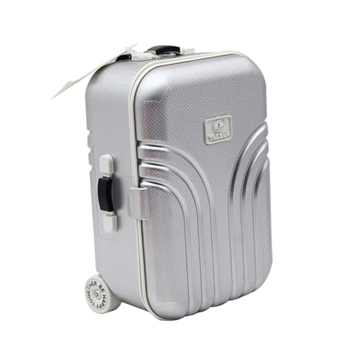 Tongyixin Mini Petit Trolley Tirelire，Adorable Trolley Organisateur de Bagages，Simulation de Valise Tirelire，Valises de Voyage pour économiser de...