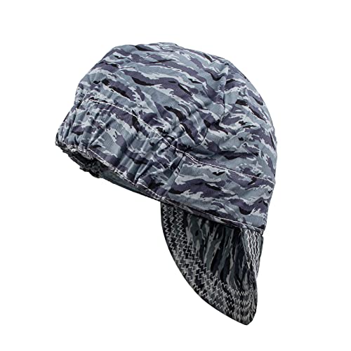 Welding Cap-Welding Hats For Safety And Protection While Welding, Cotton, Durable & Soft Sweat Wicking Built-in Elastic Band (7 5/8 Camouflage Style)