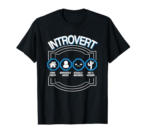 No Hugs, Spacing, Introverted Loners T-Shirt