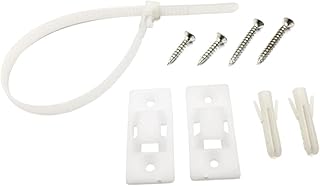 iplusmile 10juego Hebilla De Plástico Antivuelco Kit Antivuelco Para Muebles De Anclaje Para Muebles De Seguridad Para Uso Doméstico Color Blanco