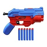 Nerf Alpha Strike Boa RC-6 Blaster with 6-Dart Rotating Drum - Fire 6 Darts in a Row - Includes 6 Nerf Elite Darts