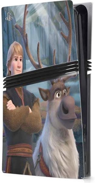 Skinit Decal Gaming Skin Compatible with PS5 Pro Console - Officially Licensed Disney Frozen II Bruni Art Design