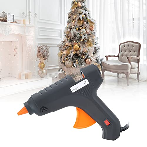 MasYosh Pistola de Pegamento Termofusible Eléctrica de 12 V 40 W, Termistor PTC de Cerámica de Calentamiento Rápido con PVC y Aluminio de, para Manualidades, Decoraciones