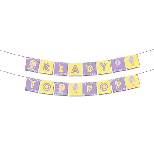 The Joy Factory , Ready To Pop Baby Shower bunting Amazon.in
