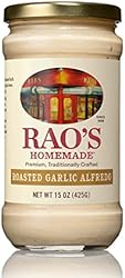 Rao's Homemade Alfredo Sauce, Roasted Garlic Alfredo, 15 oz, Rich & Creamy Pasta Sauce, Carb Conscio