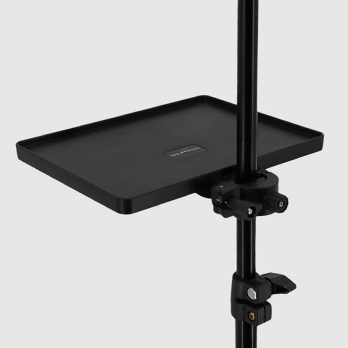 Clamp on Microphone Rack Tray for Live Broadcast Stand Black image 3