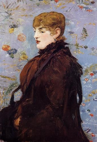 Impression d'affiches Automne Méry Laurent par Edouard Manet, toile portrait 60x90cm
