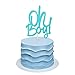 Unimall Global 1 Stück Oh Boy Cake Topper für Geburtstag Babyparty Baby Shower Kuchen deko Party Dekorationen Kuchendekoration Tortenfigur Tortendeko Kuchenaufsätze