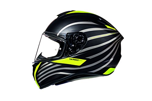 MT CASCO TARGO DOPPLE NEGRO AMARILLO (M)