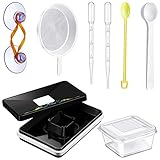 LEIFIDE Brine Shrimp Hatchery Incubator Kit Brine Shrimp Hatchery Dish, Efficient and Easy Brine Shrimp Hatchery Collect with Brine Shrimp Net, Measuring Cup, Brine Shrimp Eggs Spoon, Shrimp Dropper