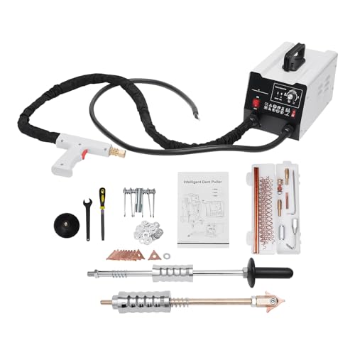 220V Karosserie Ausbeulspotter, 3 KW Punktschweißgerät (Automatisches Induktionsschweißen) Ausbeulspotter Werkzeug 3500A Dent Puller Hochleistungs-Handschweißgerät
