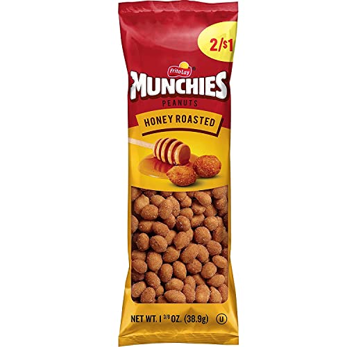 Munchies Honey Roasted Peanuts, 1.37 Oz Bags, Pack Of 36 #TOP1