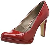 Elegante Sohle Tamaris Damen 22426 Plateaupumps, rot, 38 EU