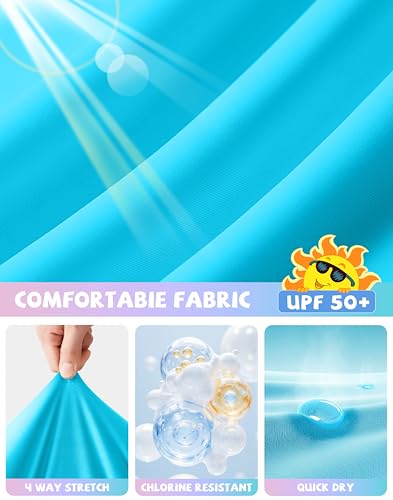 Image of G Gradual Girl's One Piece Swimsuits Racerback Kids Bathing Suit | for Girls 7-16Y, Fully lined for no see-through, Wider straps, UPF 50+, Modest coverage, Swimwear for Swim Team, Beach, Pool