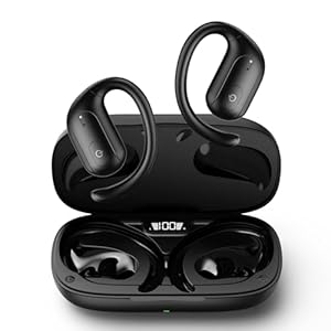 Open Ear Headphones, Bluetooth 5.3 Earbuds Wireless Headphones 48 Hours Playtime with Digital Display ENC Call Noise Cancelling bluetooth headphones IPX5 Waterproof Headphones for Sport Workouts