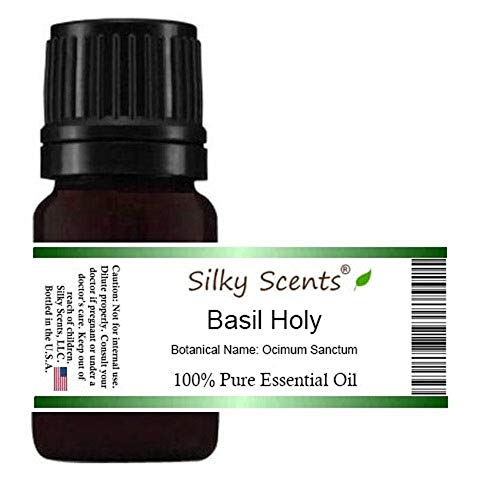 Basil Holy Essential Oil (Ocimum Sanctum) 100% Pure and Natural - 5 ML