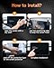 CDEFG 2PCS Anti-Reflection for 2022-2025 Lexus NX Screen Protector, 14 Inch Touchscreen, (NX 250/350/350h/450h+), 2022 2023 2024 2025 NX Accessories
