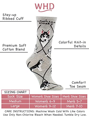Siberian Husky Socks for Women Gift for Dog Lovers3