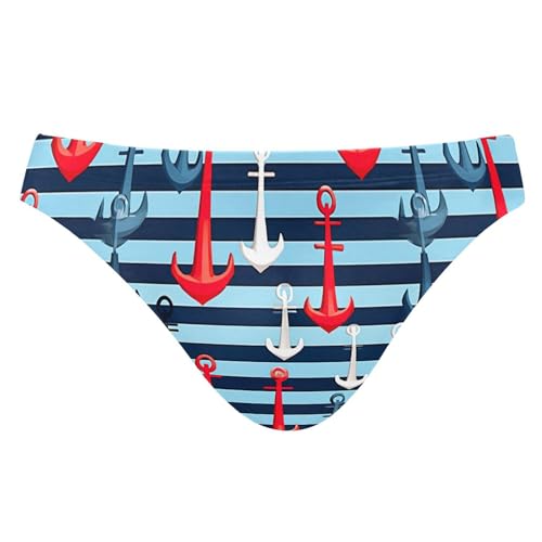 Anchor Swim Briefs for Men Swimsuit Bikini Swimwear S B0402957 - Main Image