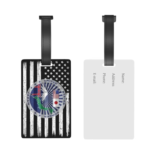 US Forces Japan Luggage Tags Travel Bag ID Labels