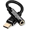 BabyElf USB C naar 3,5 MM Hoofdtelefoonadapter, 3,5 mm Jack Headset Adapter, DAC Audiokabel Compatibel met Galaxy S20…