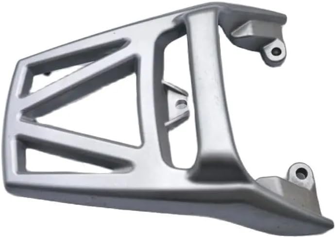 Motorcycle Aluminum Rear for Carrier Luggage Rack for Carrier Trunk Rack Installation Silver Easy to Replace