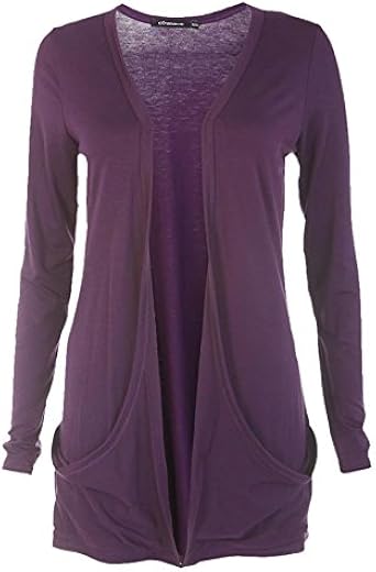 purple boyfriend cardigan