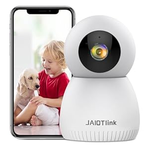 2K Indoor Security Camera,Baby/Pet Monitor with Phone APP,5G & 2.4G WiFi Cameras for Home Security, 360° Pan&Tilt,Night Vision,Motion Detection,2 Way Audio,SD/Cloud Storage,Work with Alexa