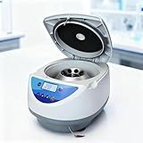 Jackson Global JS-TC-SPINPLUS-8 Digital Bench-top Centrifuge | 500-5000rpm (Max. 3074xg) | LCD Display | Includes 15ML X 8 Rotor