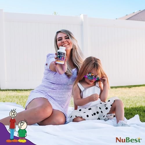 NuBest Tall Kids - Multivitamins & Minerals for Age 2 to 9 - Bone Strength & Immunity Support - Helps Kids, Toddlers Healthy - Animal Shapes - 60 Chewable Berry Tablets | 1 Month Supply - Image 7