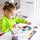 RMIVEGLIA Aquarellfarben Set, Wasserfarben kinder, 12 Farben mit einen Pinsel. Ideal für kreative Projekte für Kinder und Künstler.