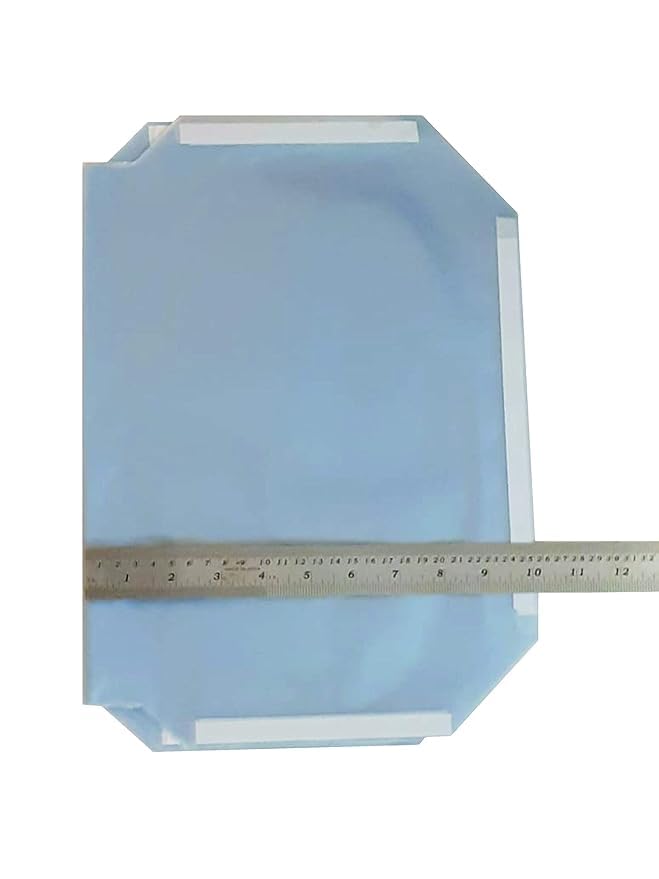 SEJASCOLLECTIONS | Pack of 20 pcs | Transparent, Self Wrapping Book Cover for A4 Size Long Notebook Register, Large, Size 30cm x 20cm x 1.5cm, Self Adhesive Folding, Pack of 20 with Free Name Slip. 2