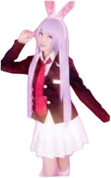 鈴仙・優曇華院・イナバ　うどんげ　コスプレ衣装　ウイッグ付き 東方project 鈴仙・優曇華院・イナバ コスプレ衣装※耳尻尾付 - メルカリ