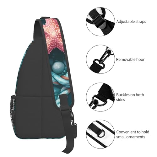 Bolso bandolera Ocean Starfish Shell para hombre y mujer miniatura 5