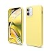 Produktbild elago Liquid Silicone Case Kompatibel mit iPhone 12 Mini Hülle (5,4"), Hochwertiges Silikon, Rundumschutz Handyhülle : 3-Layer Struktur Schutzhülle (Gelb)
