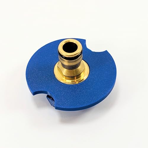 camper bits Motorhome Water Filler Cap with Hose Connector for Quick Fill Roller Adaptor Type : Blue