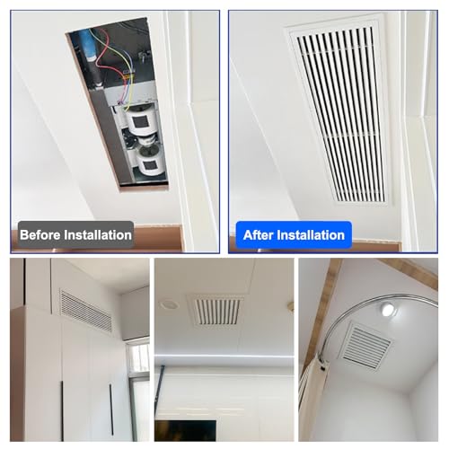 Panel de acceso para paneles de yeso 20x35cm blanco con interruptor oculto 4