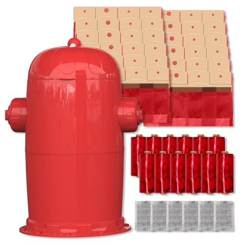 Red Rocket Pets Dog Poop Trash Can Large Doggy Twist'R