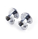 TC - Codo de pared para ducha (15 mm x 3/4 pulgadas), color cromado