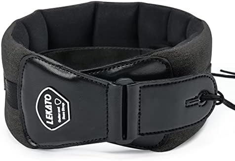 LEKATO Bass Strap for Bass & Electric Guitar with 3.5 Wide Thickened Foam Padded Guitar Strap Adjustable Length from 45" to 55" Bass Guitar Strap with Pick Holder 2 Safety Strap Locks & 6 Picks LGS-8