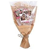 Made In Gift - Ramo Personalizado con Fotos Polaroid – Regalo San Valentín para Parejas | Flores Secas y Recuerdos, Emotivo y Original, 6 Fotos Incluidas, 45x35 cm