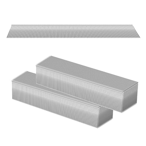 5000pcs 18 Gauge Brad Nails 25mm Length Galvanised Straight Brad Nails Finish Nails Compatible with Nail Gun for Wood Box, Sofa Fabrics, Cabinet Building, Picture Frame Assembly