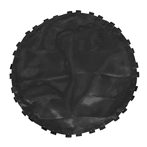 Almohadilla Envolvente para trampolín, colchoneta Salto Redonda Repuesto para trampolín, colchón trampolín Alta Elasticidad, Anti-UV, 50 Pulgadas x 1,05 m (40 Hebillas), Color Negro
