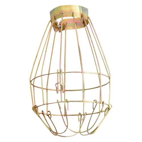 Homyl Protector de Lámpara de para Reptiles, Pantalla de Hierro para Jaulas de Mascotas Y Anfibios.