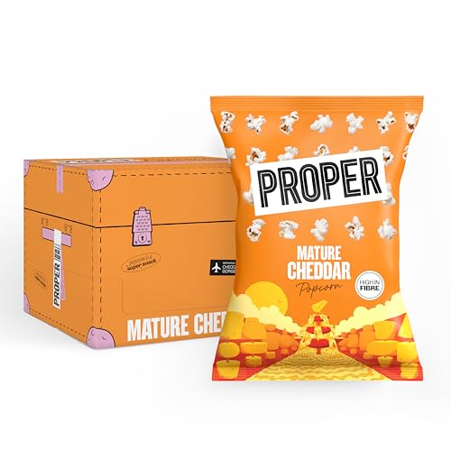PROPER Mature Cheddar Popcorn 24 X 20g