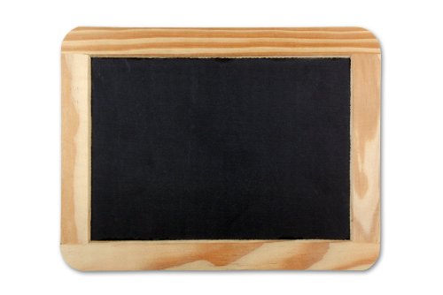 Preisvergleich Produktbild Schiefertafel mit Naturholzrahmen 14x19cm