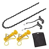 DEMA Profi Seilsäge 140Z – Handkettensäge, Astsäge, Zugsäge, 80 cm Sägekette, robust, scharf, effizient – ideal für Garten, Forst, Holz, Äste & Baumarbeiten