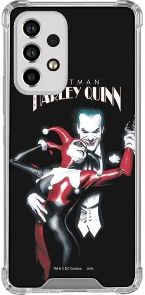 Skinit Clear Phone Case Compatible with Galaxy A53 5G - Officially Licensed DC Comics The Joker Batman: Harley Quinn Cover #1 Art by Alex Ross. Piece Also Known as Tango with Evil Design