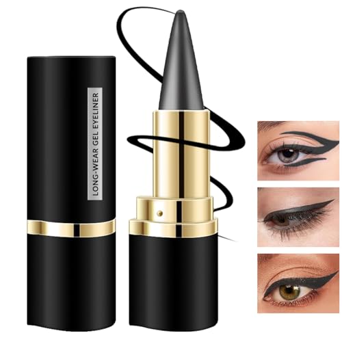 Waterproof Brown Gray Gel Eyeliner Cream for Bold Definition–Smudge Proof, Long-Lasting, Quick Drying Gel Eye Liner Pen for All-Day, Perfect for Everyday Looks, Work, Special Occasions Makeup